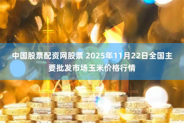 中国股票配资网股票 2025年11月22日全国主要批发市场玉米价格行情